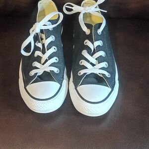 Converse Black and White Canvas Sneakers